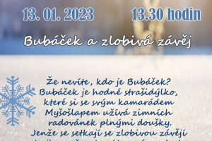 13. 1. 2023 - Bubáček a zlobivá závěj